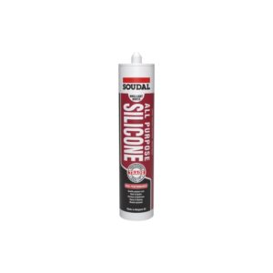 SOUDAL All Purpose Silicone 300ml - Brilliant (Colorbond White Haven)